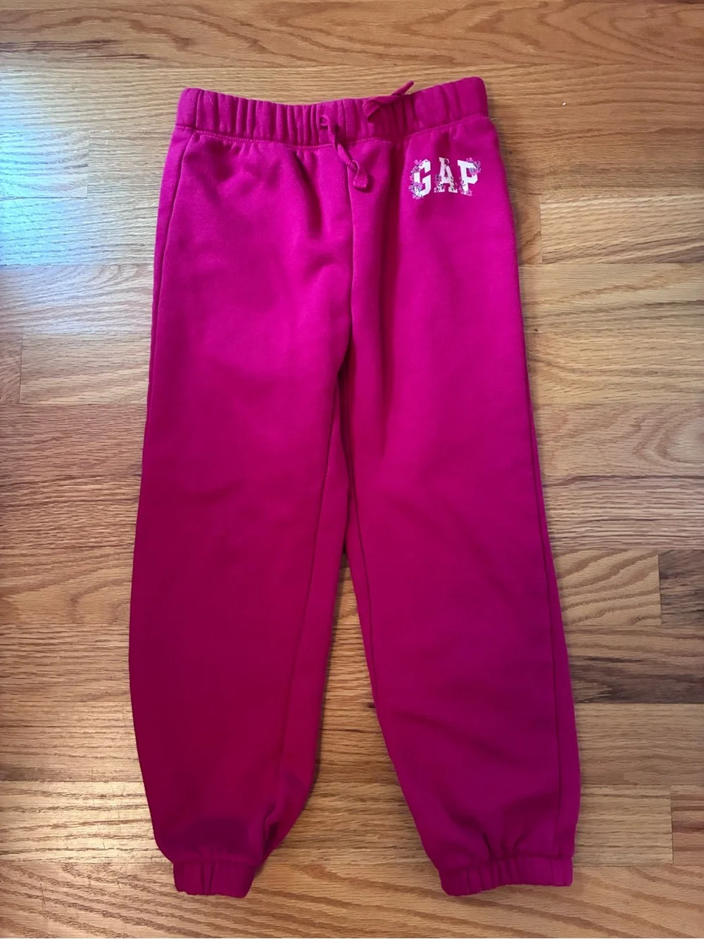 GAP Girls Bright Fuchsia Zip Hoodie & Joggers Set Size 6